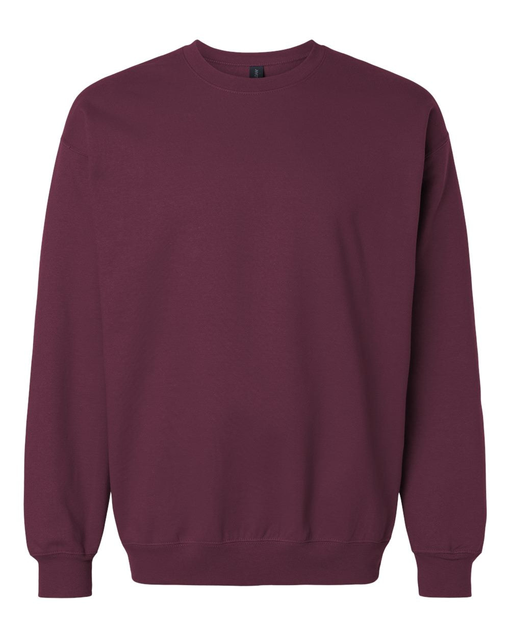 Maroon sweatshirt on a white background